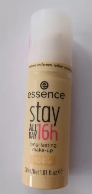 essence stay ALL DAY 16h long-lasting Make-up langanhaltend Ölfrei.10 Soft Beige