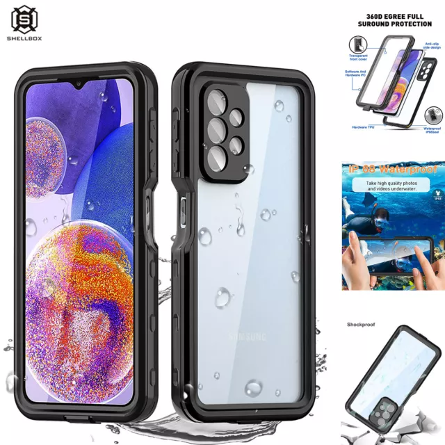 For Samsung Galaxy A23 5G Case Waterproof Shockproof Heavy Duty Underwater Cover