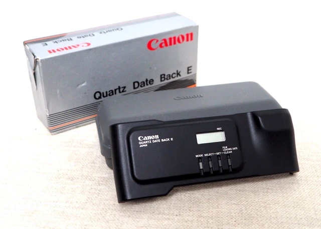 Puerta E oficial de cuarzo con fecha trasera CANON para una gama de cámaras réflex de película Canon