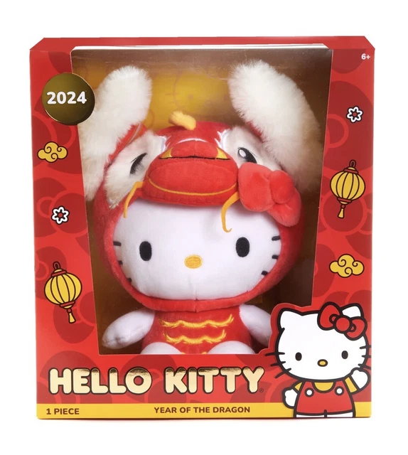 HELLO KITTY YEAR of the Dragon 2024 Boxed Plush Limited Edition Sanrio