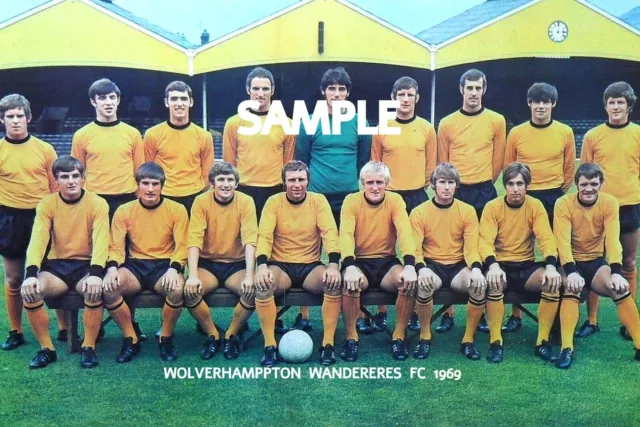 Wolverhampton Wanderers FC 1969 Team  Photo
