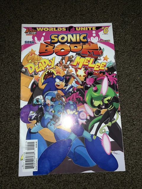 Sonic Boom 2014 #9 Cover A Archie Adventure Series Comics Book Worlds Unite #6