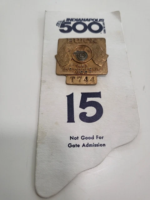 1983 Bronze Indy 500 Pit Badge. Badge # T744