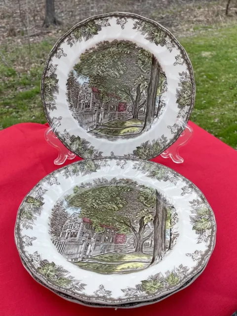 Johnson Bros. The Friendly Village 10.25" Dinner Plate Set Of 3