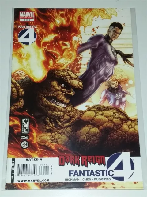 Fantastic Four Dark Reign #1 (Of 5) Nm+ (9.6 Or Better) May 2009 Marvel Comics