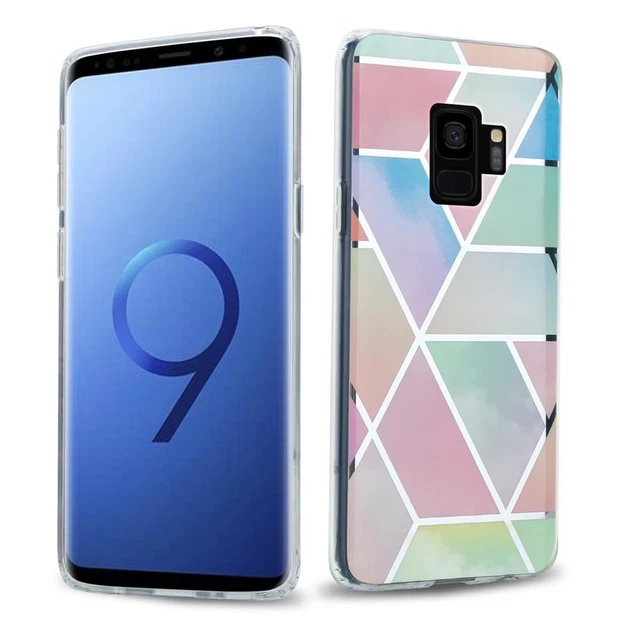 Case for Samsung Galaxy S9 Protection Phone Cover TPU Silicone Mosaic