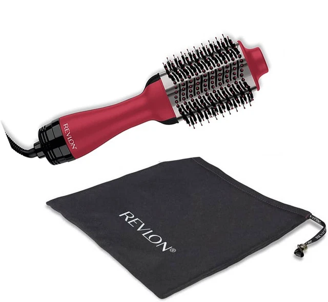 REVLON, PRO ONE Step Oval Hair Dryer And Volumiser Brush Titanium