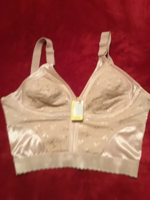 Reggiseno longline vintage nuovo con etichette 42B