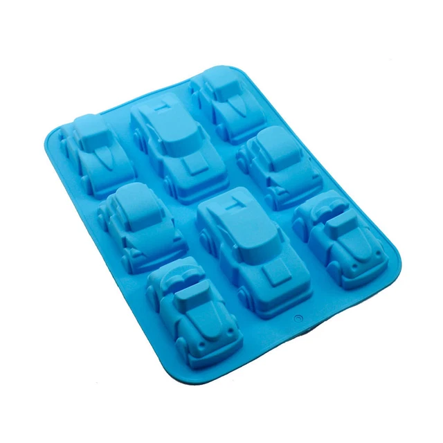 1 pieza molde de silicona molde para fabricación de chocolate moldes molde de yeso vehículo molde de dulces