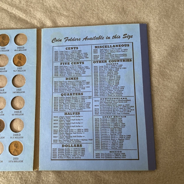 PARTIAL LINCOLN HEAD CENT COLLECTION, 1909 TO 1940S (34 coins) COIN FOLDER 8