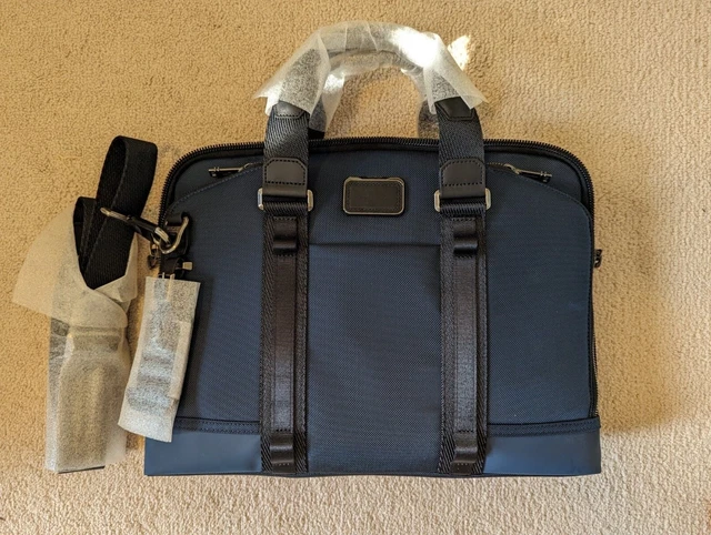 TUMI Alpha Bravo Academy Briefcase Navy New With Tags (NWT) 2
