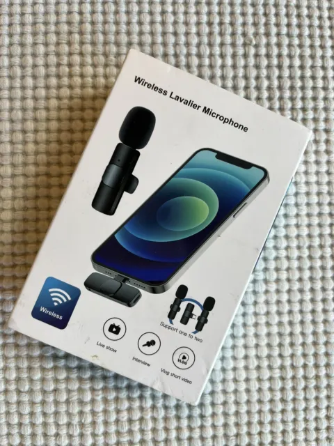 Wireless Lavalier Microphone For iPhone / One to Two