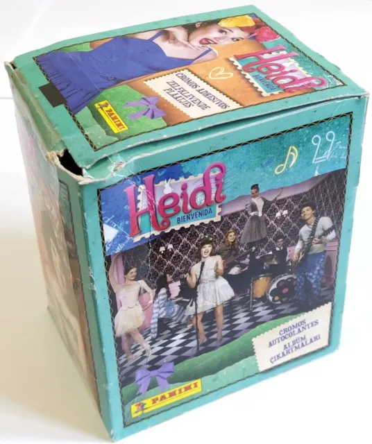 Heidi Bienvenida Box 50 Packets Cards Stickers Panini
