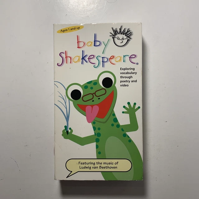 Baby einstein baby shakespeare world of poetry vhs tape walt disney