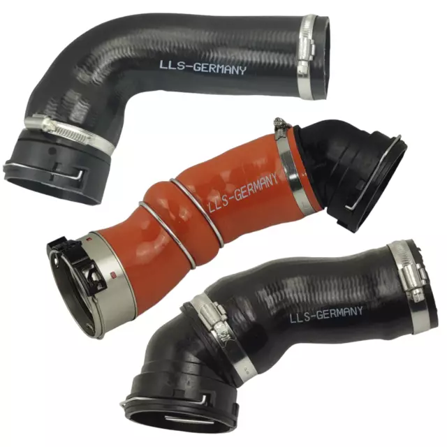 Turboschlauch Ladeluftschlauch Set für BMW 5er E60 E61 535d 6er E63  E64 635d 3