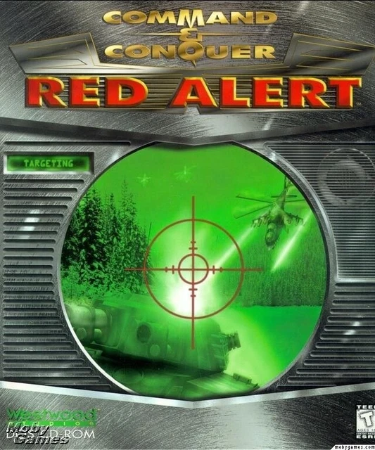 COMMAND CONQUER Red Alert 1 1996 Windows Vintage PC Game Allied Disc 