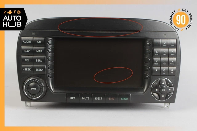 05-08 Mercedes R230 SL500 SL55 AMG Command Head Unit Radio Navigation CD OEM