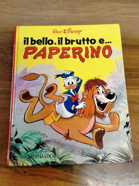 LIBRO CARTONATO IL bello, il brutto e PAPERINO 1° edizione 1968 Walt Disney  EUR 25,00 - PicClick IT