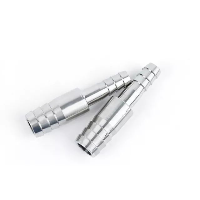 Stainless Steel Reducer Barbed Straight Joiner Pipe Connector Tubing Fuel Water