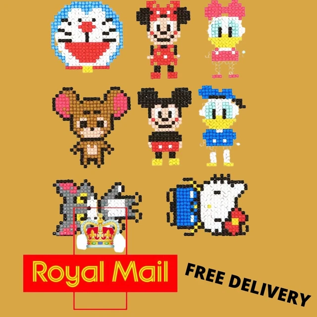 5D Diamond Painting Stickers Cross Craft Stitch Art Kit Kids Mickey Mouse Disney