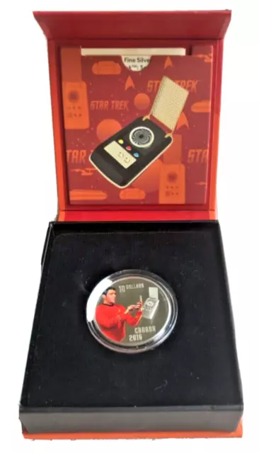 2016 Star Trek 50th Anniversary Scotty $10 Canadian Silver Coin .999 Fine  3