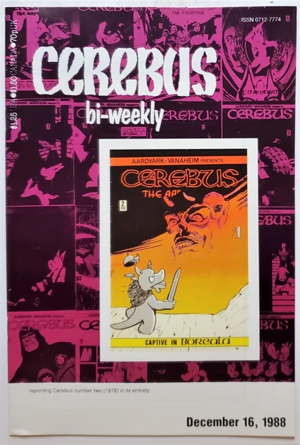 Cerebus Bi-Weekly #2 (Dec 1988, Aardvark-Vanaheim) VF/NM