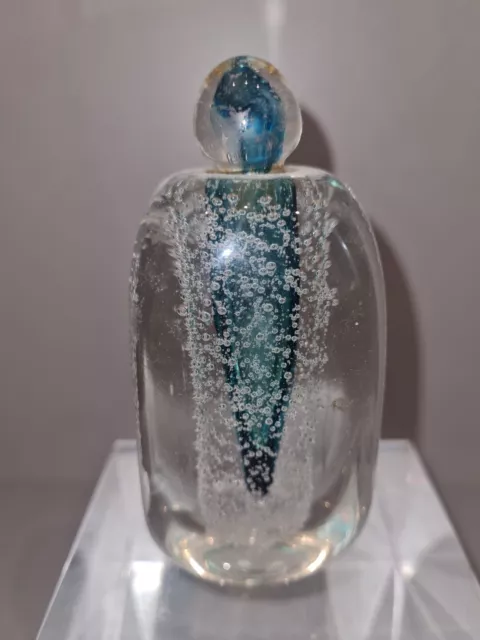 Gérard BAUDOIN flacon verre d'art soufflé 1993 n Monod Deniel Linard Bégou