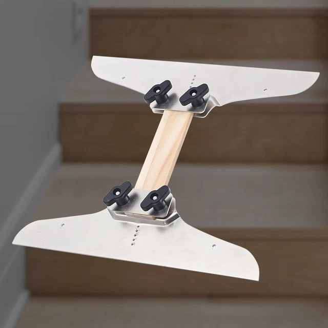 Stair Tread Template Set, Stair Cutting Tools, Shelf Scribe Layout Tool 8-14 in