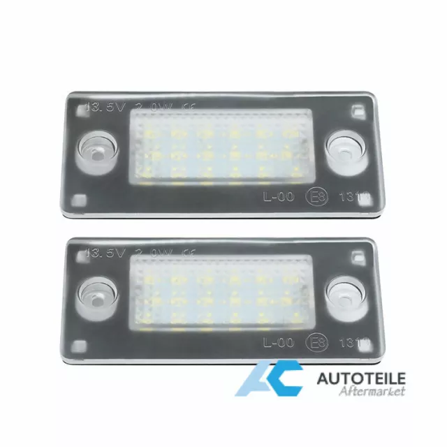 LED Kennzeichenbeleuchtung Kennzeichenleuchte Audi A4 B5 99-01 A3 8L1 00-06