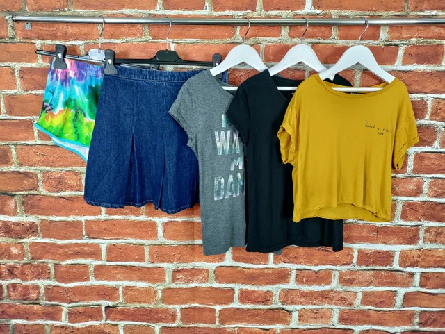 Fascia Bambina Età 10-11 Anni Next Gap Ecc Pantaloncini Gonna Denim T-Shirt Bambini 146Cm