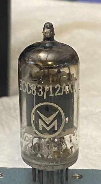 Mullard 12AX7 ECC83 Long 17mm Plate VM Tube
