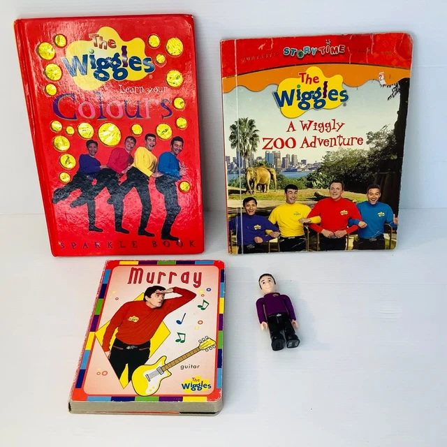 THE WIGGLES BOOKS and Jeff Figure A Wiggly Zoo Learn Your Colours ...
