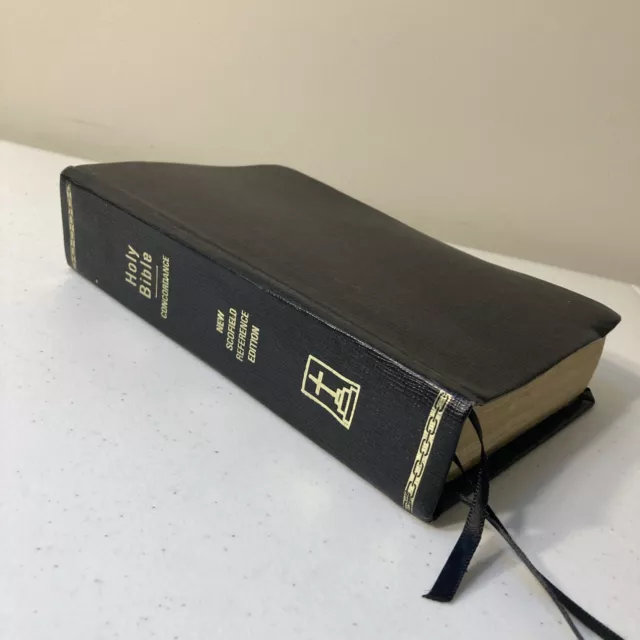 The New Scofield Reference Holy Bible King James KJV Oxford Leather 1967 Black