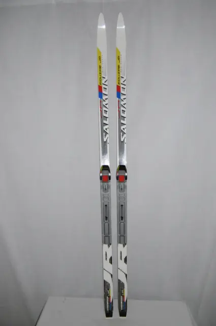 Salomon " Equipe " Top Junior Langlauf Skating Ski 136 Cm + Sns Bindung