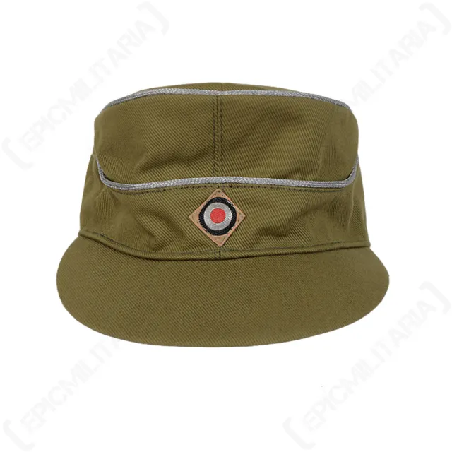 WW2 German DAK Officers Cap with Cockade by Erel - Wool Military Army Hat Repro 3