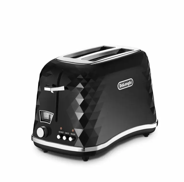 Delonghi CTJ2103.BK Grille-pain Brillante, noir