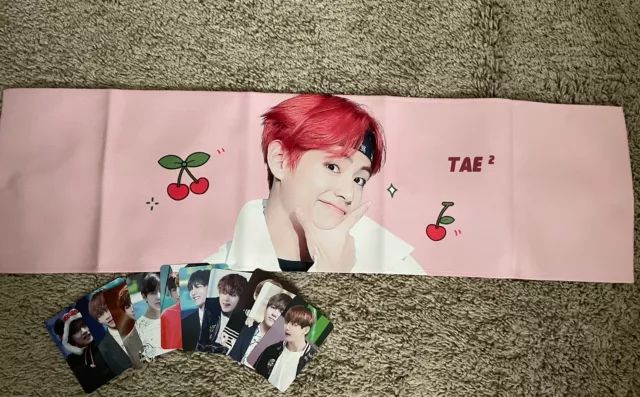 BTS V Taehyung Fansite Slogan Photocards  Young Forever Era