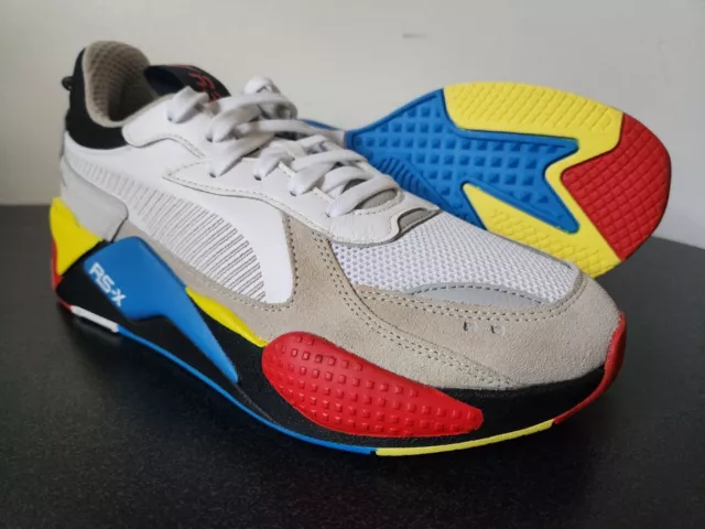 Puma RS-X Toys Reinvention White Grey Black Blue Yellow Red RSX 374371 02  Size