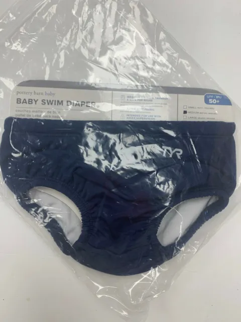 Pottery Barn Kids Baby Swim Diaper 3-6 Months Blue