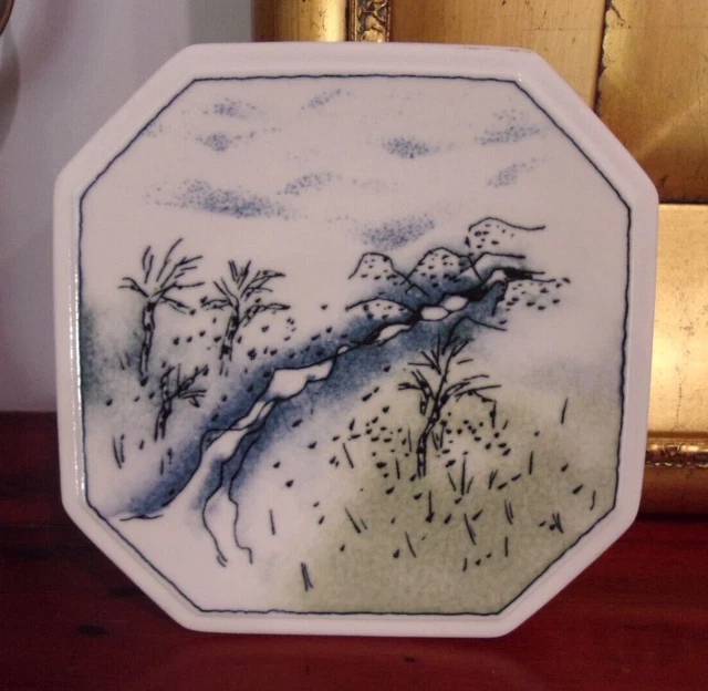 ARABIA FINLAND FINNAIR Plate Signed HELJÄ LIUKKO-SUNDSTRÖM