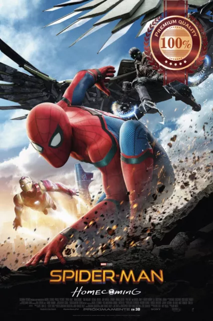 Spider-Man Homecoming Marvel Film Movie Cinema Print Art Premium Poster