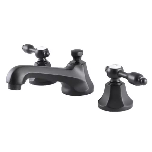 Grifo de baño Kingston Brass KS446.TAL Tudor 1,2 GPM - negro