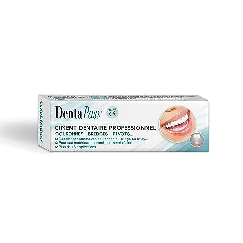 Ciment Dentaire | Colle Dentaire Pour Couronne Bridge Dent sur Pivot | Qualit... 2