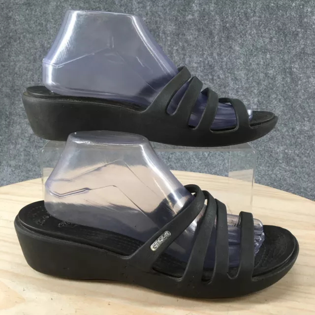 Crocs rhonda best sale wedge sandals