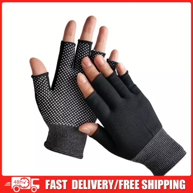 20pcs Fingerless Outdoor Bicycle Anti-skid Half Finger Fishing Gloves