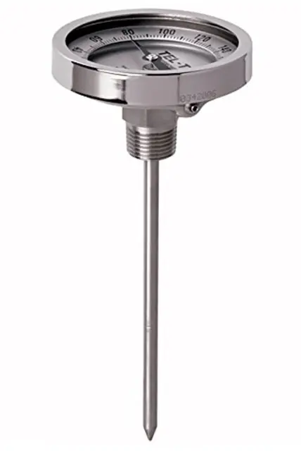 Tel-Tru 38100964 Model Gt500R Resettable Bi-Metal Process Grade Thermometer, Sta