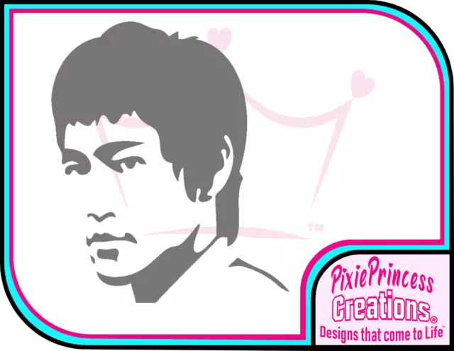 Bruce Lee MMA Jeet Kune Do Fight Sticker B Vinyl Car Wall Art Room Window Decal