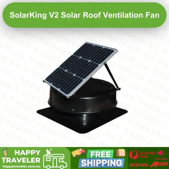 SolarKing Solar Roof Ventilation Fan V2 (BACK IN STOCK) - Free Shipping LIMTED!
