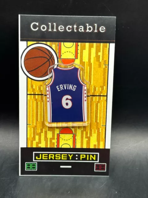 Julius Erving Classic Blue (1977) Philadelphia 76ers Premium Poster –  Sports Poster Warehouse