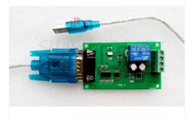 1pc YYE-1/DC5V-24V/12V Switch Module Serial Relay Control Board RS232 5/12/24 V
